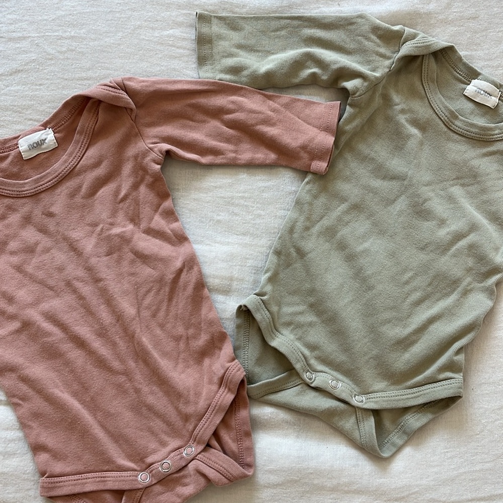 Roux 100% Cotton Onesies 12m